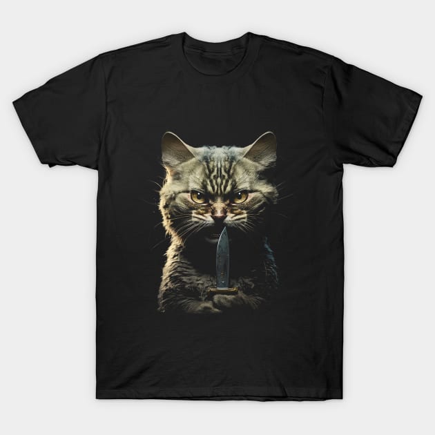 Serial Killer Kat T-Shirt by INLE Designs